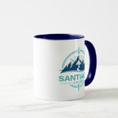 Santiago Chile South America Tasse (VorderseiteRechts)