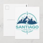 Santiago Chile Südamerika Postkarte (Vorne/Hinten)