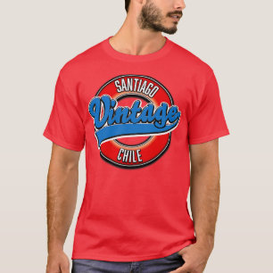 Santiago Chile Vintages Logo T-Shirt