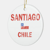 Santiago-Chileentwürfe Keramik Ornament (Links)