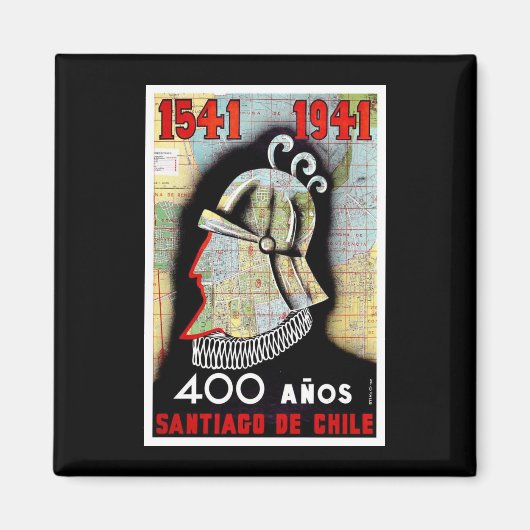 Santiago De Chile Magnet (Vorne)