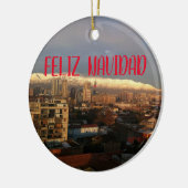 Santiago de Chile Panoramaaussicht Keramik Ornamen Ornament (Links)