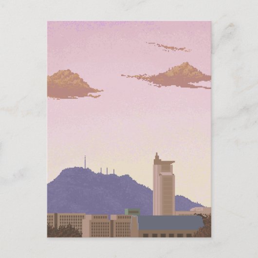 Santiago de Chile Postkarte (Vorderseite)