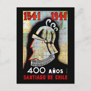 Santiago De Chile Postkarte