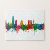 Santiago de Chile Skyline Puzzle (Horizontal)