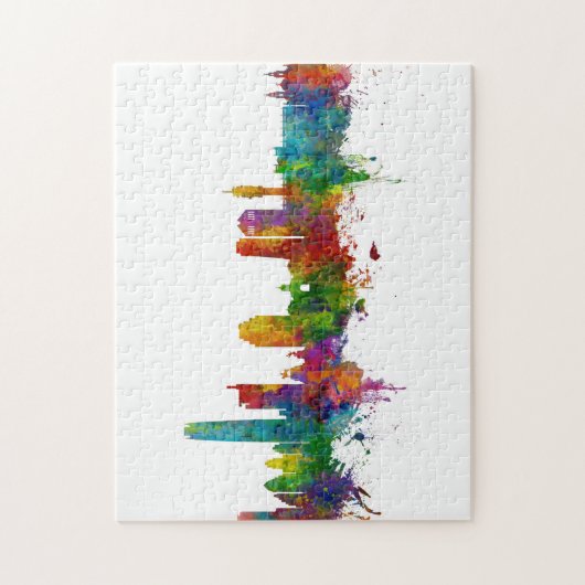 Santiago de Chile Skyline Puzzle (Vertikal)