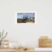Santiago de Compostela (A Coruña) Poster (Küche)