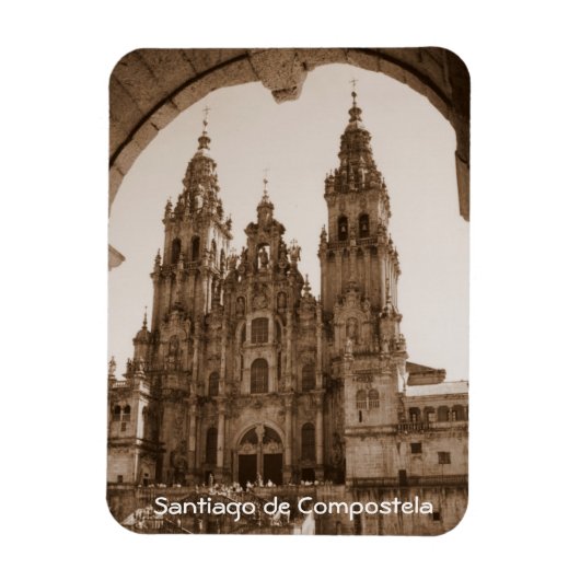 Santiago de Compostela - Catedral Magnet (Vertikal)
