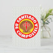 Santiago de Compostela Einladung (Stehend Vorderseite)