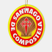 Santiago de Compostela Keramikornament (Links)