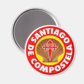Santiago de Compostela Magnet (Vorderseite/Rückseite)