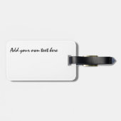 Santiago de Compostela Muschel und Rotkreuzsymbol Gepäckanhänger (Rückseite horizontal)