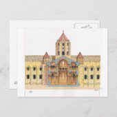 Santiago de Compostela Romanesque Postkarte (Vorne/Hinten)