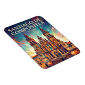 Santiago de Compostela Spanien Magnet (Rechte Seite)