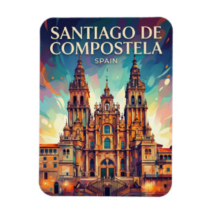 Santiago de Compostela Spanien Magnet