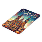 Santiago de Compostela Spanien Magnet (Linke Seite)
