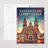 Santiago de Compostela Spanien Postkarte (Vorne/Hinten)