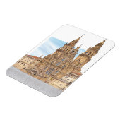 Santiago de Compostela. Western-Fassade. Spanien Magnet (Linke Seite)