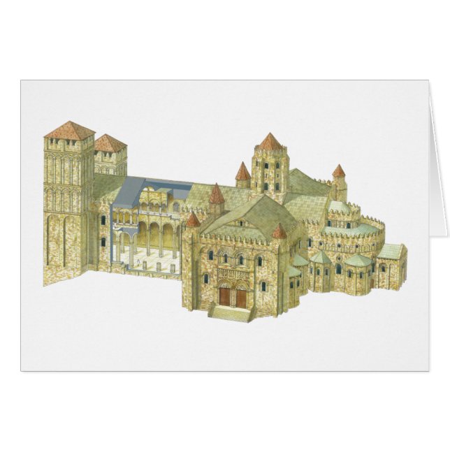 Santiago de Compostelaromanesque-Kathedrale. 3 (Vorderseite (Horizontal))