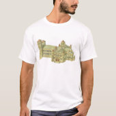 Santiago de Compostelaromanesque-Kathedrale T-Shirt (Vorderseite)