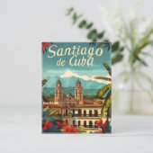 Santiago de Cuba: Rhythmisches Soul der Karibik Postkarte (Stehend Vorderseite)