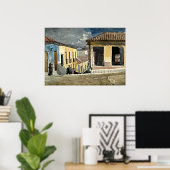 Santiago de Cuba Street Scene Poster (Heimbüro)
