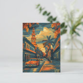 Santiago de Cuba Vintag Postkarte (Stehend Vorderseite)