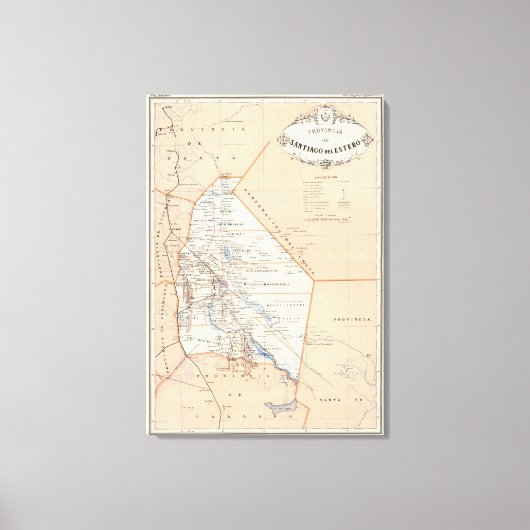 Santiago del Estero, Argentinien Leinwanddruck (Vorderseite)