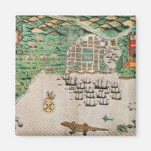 Santiago, Kap-Verde, 1589 2 Magnet