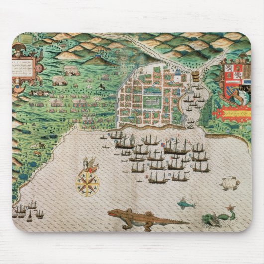 Santiago, Kap-Verde, 1589 2 Mousepad (Vorne)