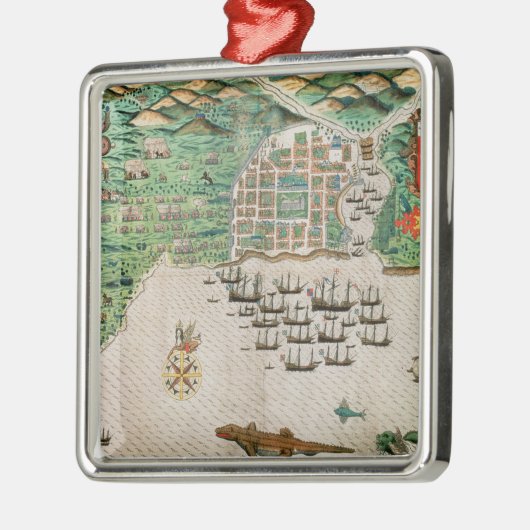Santiago, Kap-Verde, 1589 2 Silbernes Ornament (Links)