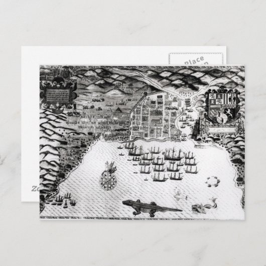 Santiago, Kap Verde, 1589 Postkarte (Vorne/Hinten)