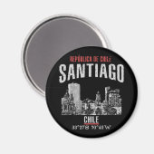 Santiago Magnet (Vorderseite/Rückseite)