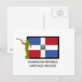 SANTIAGO-MISSION LDS CTR POSTKARTE (Vorne/Hinten)