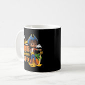 Santiago of the Seas a Pirate gibt nie auf Kaffeetasse (Vorderseite Links)