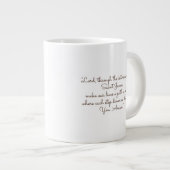 Santiago Pilgrimage Design Mug Jumbo-Tasse (Vorderseite Rechts)