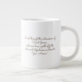Santiago Pilgrimage Design Mug Jumbo-Tasse (Rechts)