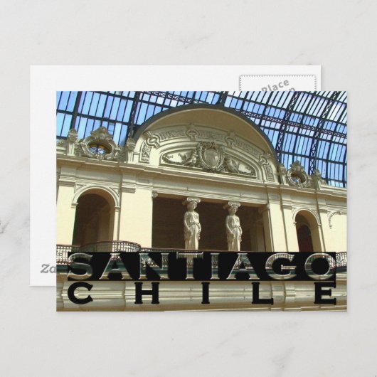 Santiago Postkarte (Vorne/Hinten)