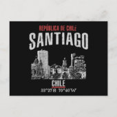 Santiago Postkarte (Vorderseite)