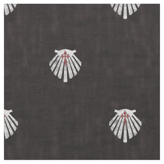 Santiago Scallop Muschel Stoff (Nahaufnahme)