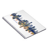 Santiago Skyline Notizblock (Rechte Seite)