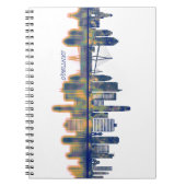 Santiago Skyline Notizblock (Vorderseite)