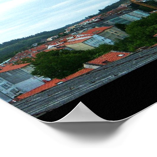 SANTIAGO VON COMPOSTELA POSTER (Ecke)