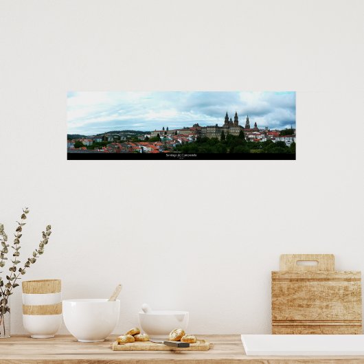 SANTIAGO VON COMPOSTELA POSTER (Küche)