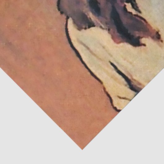 “Santiago” Western Art by Gerald Cassidy Seidenpapier (Ausschnitt)