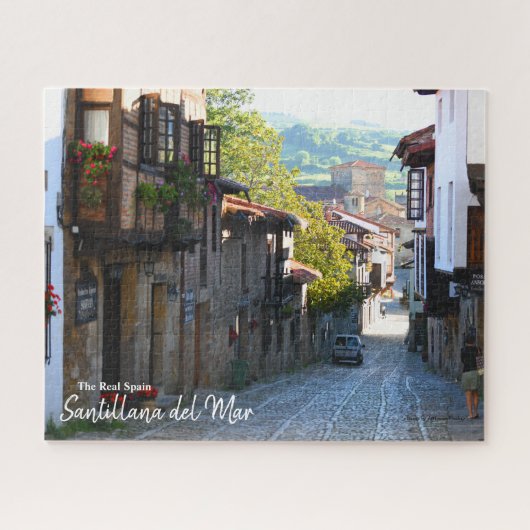 Santillana Del Mar - das wahre Spanien Puzzle (Horizontal)