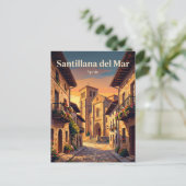 Santillana del Mar Spanien Postkarte (Stehend Vorderseite)