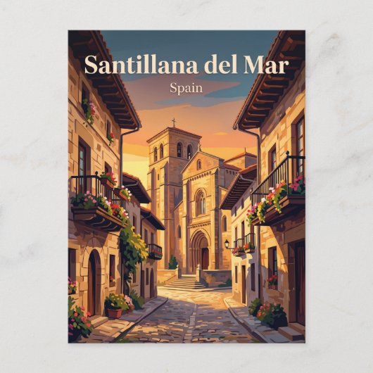 Santillana del Mar Spanien Postkarte (Vorderseite)