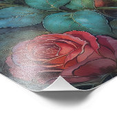 Santisima muerte fotodruck (Ecke)