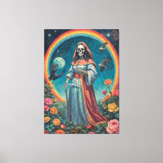 Santisima muerte leinwanddruck (Vorderseite)